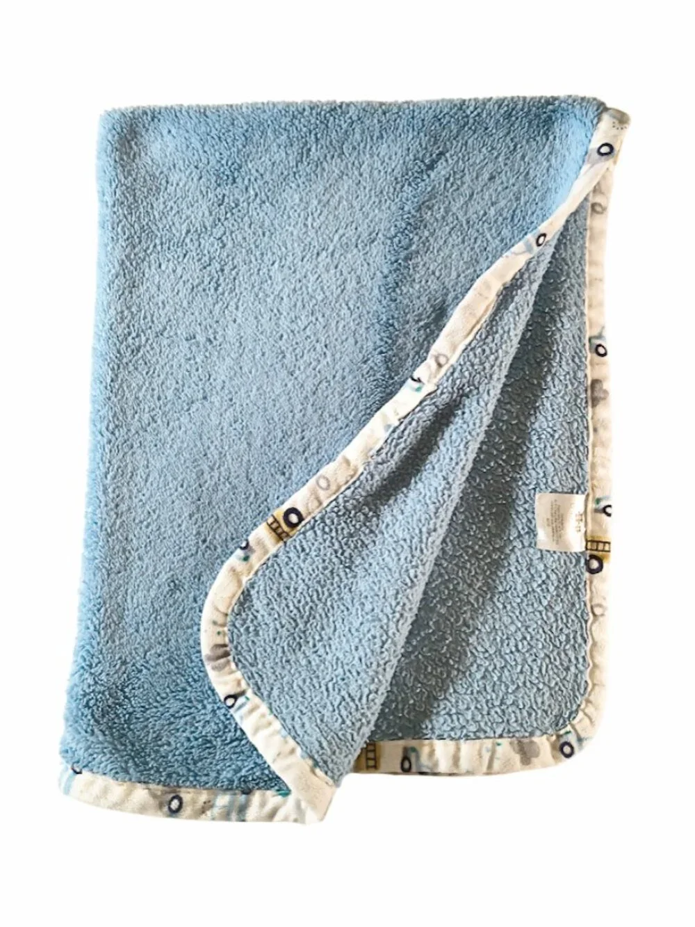 2021 Cribmates Cars Trim Blue Security Lovey Blanket 30